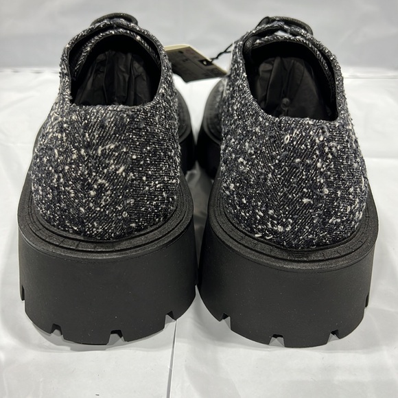 NWT - ZARA MEN’S CHUNKY FABRIC DERBY SHOES, BLUE - SIZE 8 - Picture 10 of 14